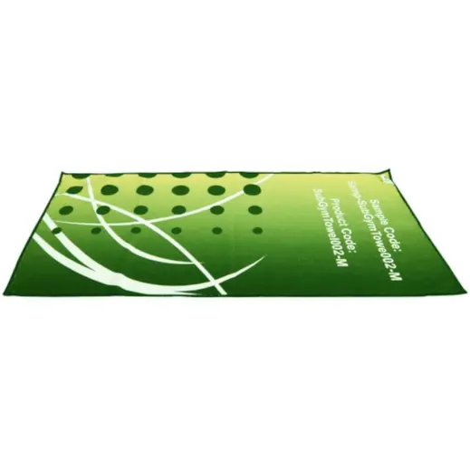 Custom Sublimated Single-Sided Gym Towel Branded